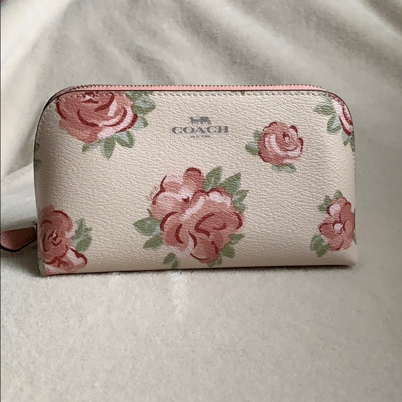 Coach Handbags - Coach Cosmetics Case in Chalk Multi Floral